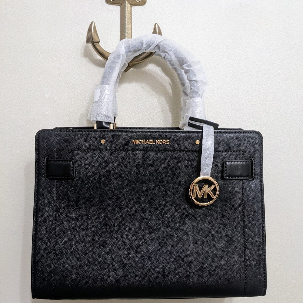 Michael Kors Rayne Medium Saffiano Leather Satchel